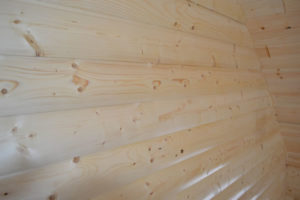 Pine Half Log Siding