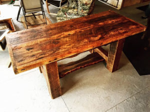 Reclaimed Pine Dining Room Table
