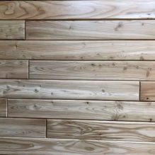 Tamarack End Matched Paneling Clear Finish
